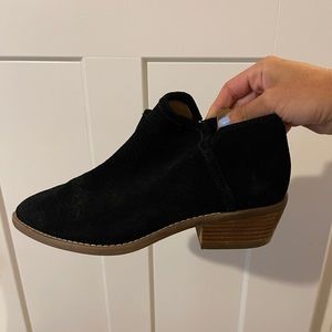 Short Black Lucky Brand Ankle Booties